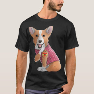 Corgi I Love mama Tattoo Dog Funny Moederdag Gif T-shirt