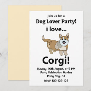 Corgi Ik hou van Corgi Kaart