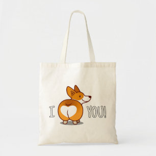 Corgi - Ik hou van je Tote Bag