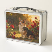 Corgi in de Rozen I (Achterkant)