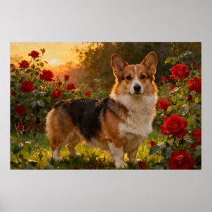 Corgi in de Rozen IV Poster