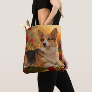 Corgi in de Rozen VI Draagtas