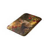 Corgi in the Roses I Badmat (Gekanteld)