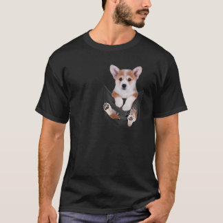Corgi in zak t-shirt