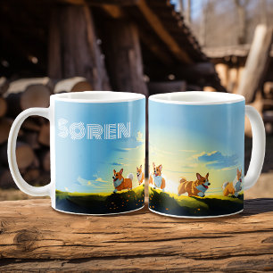 Corgi Joy - Gepersonaliseerd Koffiemok