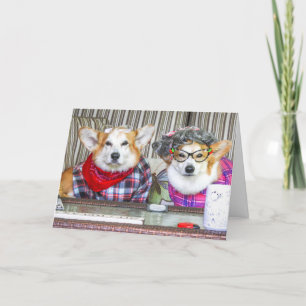 Corgi Jubileum Card Kaart