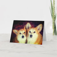 Corgi Jubileum Kaart