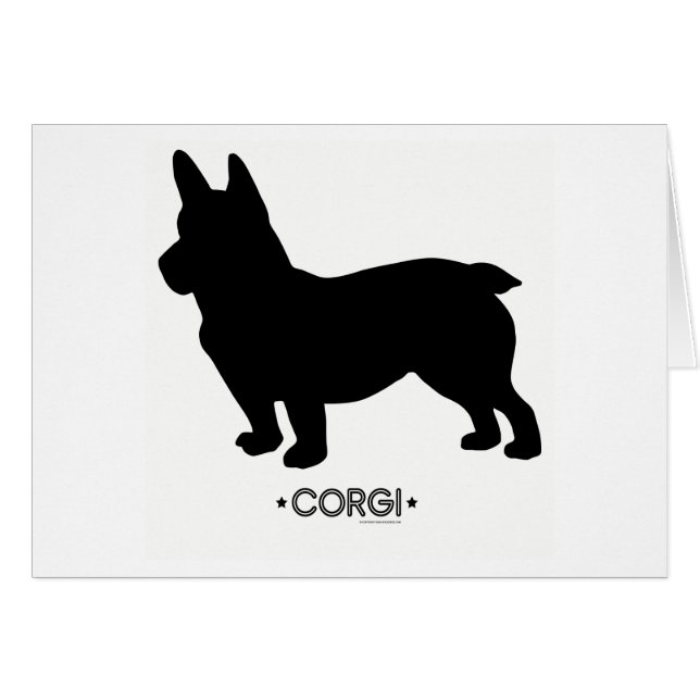 Corgi-kaart (Voorkant Horizontaal)