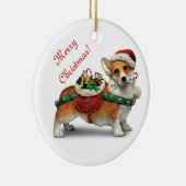 Corgi Keramisch Ornament (Rechts)