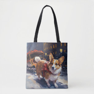 Corgi Kerst Feestelijke Periode Draagtas