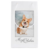 Corgi kerstcadeau klein cadeauzakje (Achterkant)