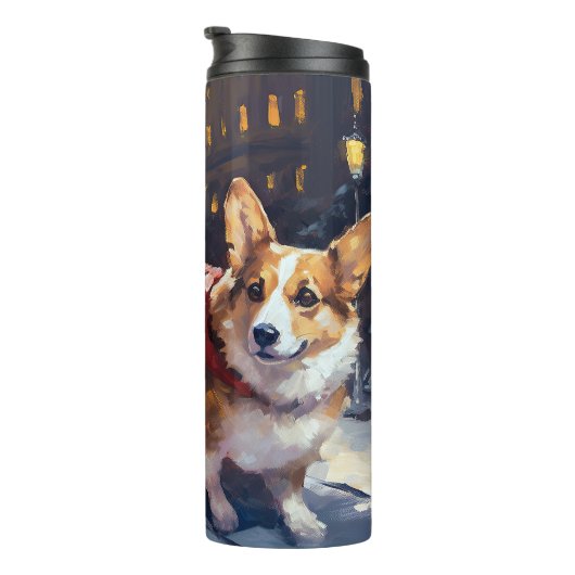 Corgi Kerstfeest Seizoen Thermosbeker (Geroteerd rechts)