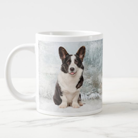 Corgi Kerstmis Extra Grote Beker (Links)