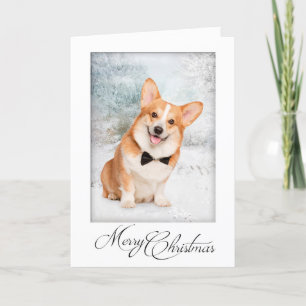 Corgi Kerstmis Kaart