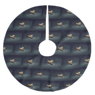 Corgi Kerstmis sneeuw winter Kerstboom Rok