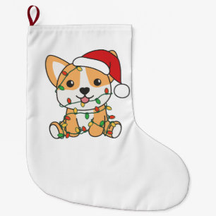 Corgi Kerstmis Winter Dieren Hond Grote Kerstsok