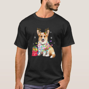 Corgi Kersttrui Hond Sinterklaas Hoed T-shirt