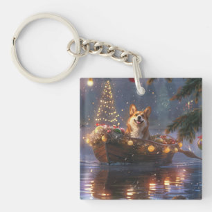 Corgi Kerstvakantie Sleutelhanger