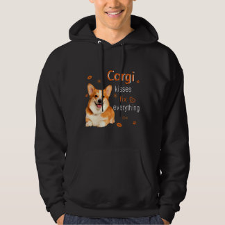 Corgi Kisses Fix Alles 1249 Hoodie
