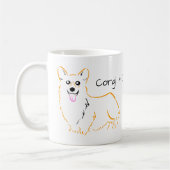 Corgi + koffie = leven koffiemok (Links)