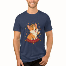 Corgi Koning Schattige Corgi Hond Liefhebber Konin