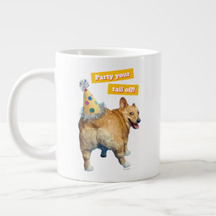 Corgi Kont Verjaardagshoed Extra Grote Beker