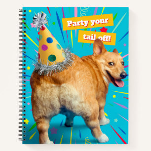 Corgi Kont Verjaardagshoed Notitieboek