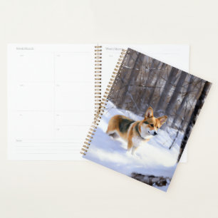 Corgi Laissez tomber la neige Noël