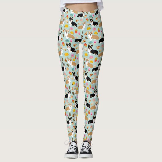 Corgi Leggings - de mignons cadeaux de corgi drôle (Devant)