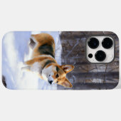 Corgi liet het sneeuwen Kerstmis Case-Mate iPhone Case (Achterkant (horizontaal))