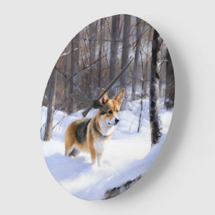 Corgi liet het sneeuwen Kerstmis Grote Klok