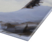 Corgi liet het sneeuwen Kerstmis Snijplank (Hoek)