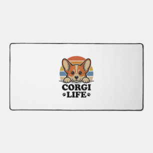 Corgi Life T-shirt Vintage Gravure Hond Liefhebber Bureaumat