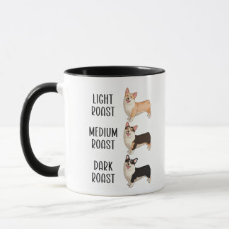 Corgi Light Medium Dark Roast Coffee Lover Gift Mu Mok