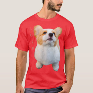 Corgi Love is Dog Mam Pap T-shirt Puppy Pet Women 
