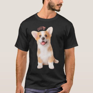 Corgi Love is Dog Mam Puppy Pet Women Man Kind T-shirt
