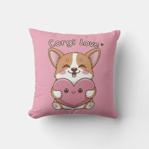 Corgi Love Kussen