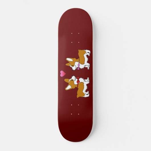 Corgi Love Skateboard (Voorkant)