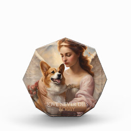 Corgi Love sterft nooit Memorial Fotoblokken