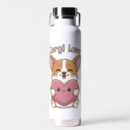 Corgi Love Waterfles