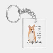 Corgi Ma Keyring Sleutelhanger (Voorkant Links)