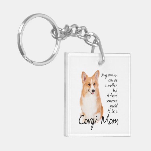 Corgi Ma Keyring Sleutelhanger (Voorkant Links)