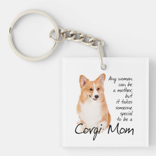 Corgi Ma Keyring Sleutelhanger (Voorkant)