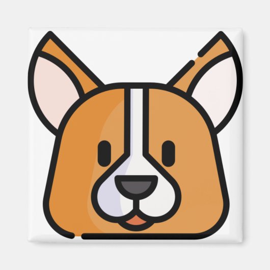 Corgi Magneet (Voorkant)