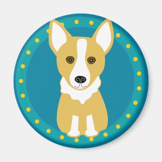 Corgi Magnet Magneet (Voorkant)