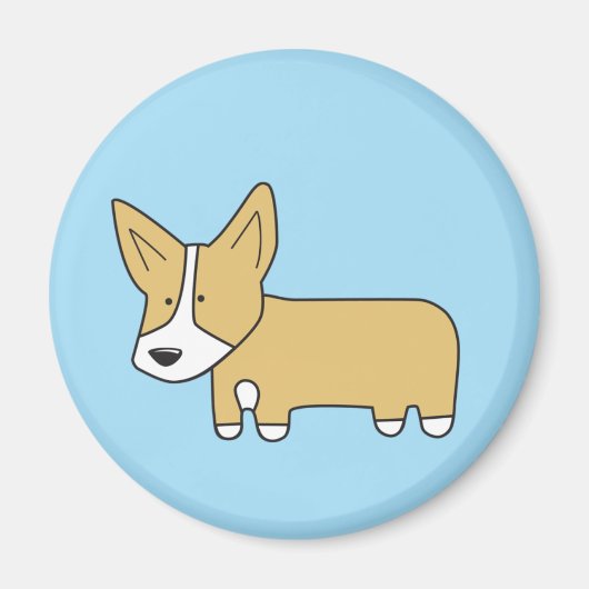 Corgi Magnet Magneet (Voorkant)