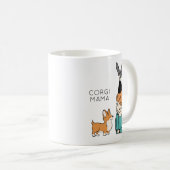 Corgi Mama Coffee Mug personnalisé (Devant droit)