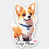 Corgi mama Dog Sticker