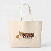 Corgi Mama Grote Tote Bag (Voorkant)