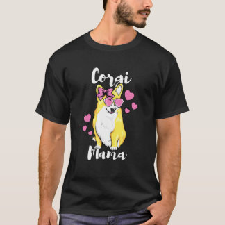 Corgi mama schattige hondenliefhebbende moeder t-shirt